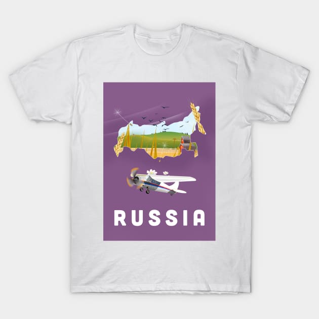 Russia T-Shirt by nickemporium1